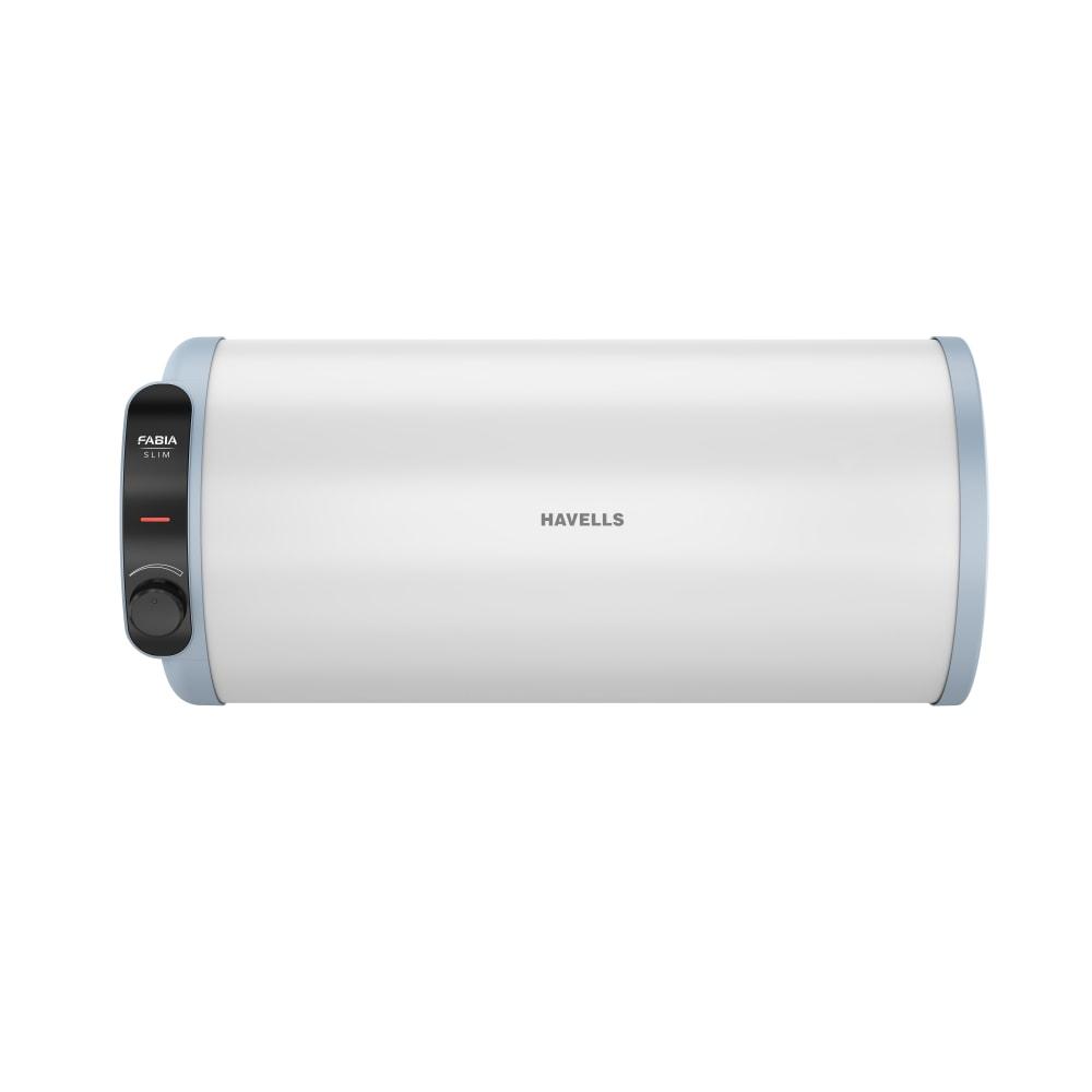 Havells Fabia Slim 10 L Horizontal Right Storage Geyser with Faster Heating, Anti-Rust Tank, Incoloy Heating Element, Energy Saving Design & 7-Year Tank Warranty (Free...
