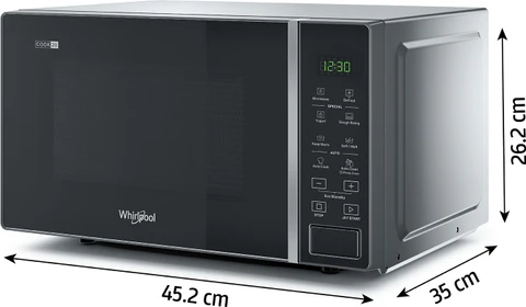 Whirlpool 20 L 18 Auto Cook Recipes, Feather Touch Membrane Solo Microwave Oven (MAGICOOK PRO 20SE black, Black) - Image 2
