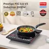 Prestige PIC 3.1 V3, 2000 Watts Induction Cooktop | Indian Menu Options | Automatic Whistle Counter - Image 3