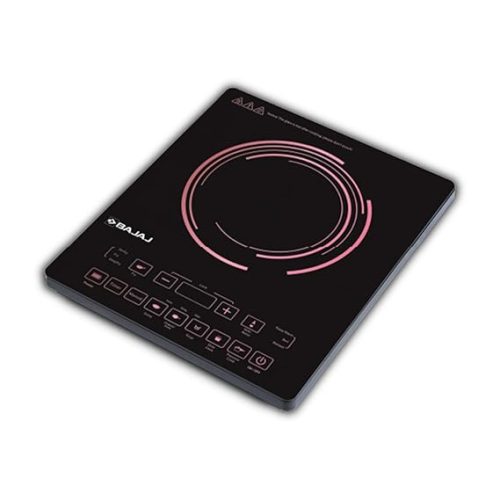 Bajaj ICX 200FP 2000 W Induction Cooktop | 7 Pre-Set Menus | Digital Display | Cool Touch Surface | 1 Year Warranty 【Black】