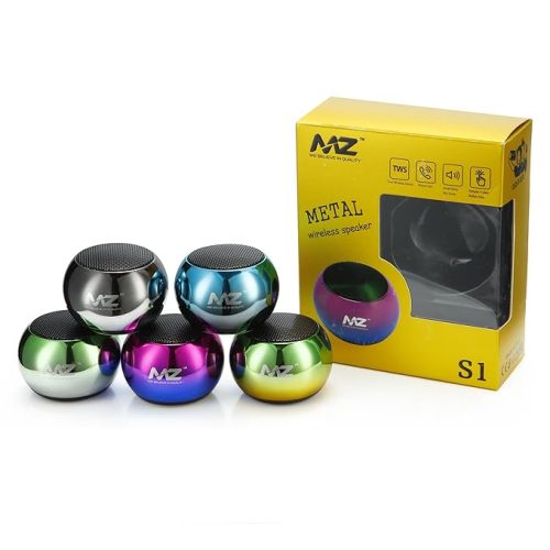 MZ S1 (Portable Bluetooth MINI Speaker) Dynamic Metal Sound with High Bass 3 W Bluetooth Speaker (Multicolor, Stereo Channel)