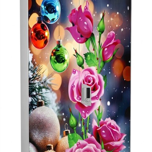 The Midnight Lily 2-Door Digital Steel Wardrobe (Almirah