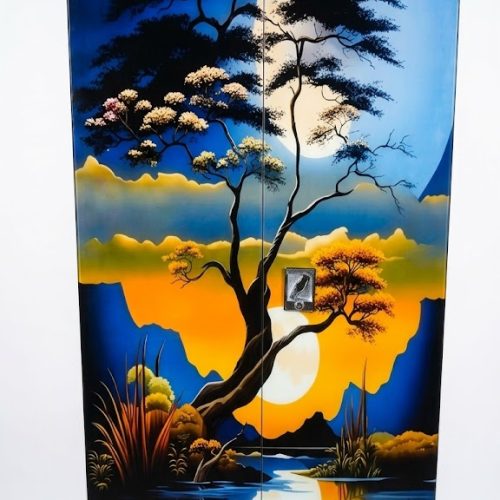The Zen Moonlight 2-Door Digital Steel Almirah